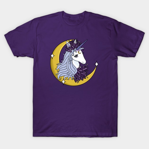 Crystal Unicorn T-Shirt by moonstruck crystals